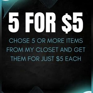 5 items for $5